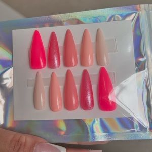 Handmade Valentines Custom Press Ons